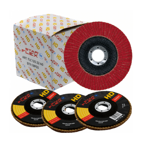 Tarcza listkowa cer. 125-22 / 60 gr.STAR-FLEX #4