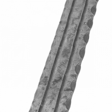 KA 4 B2B - Płaskownik fakturowany 40 x 5 mm / L 3000 mm