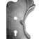 KA 4 B2B - Szyld stalowy ozdobny 72 H330 x L172 x 2 mm prawy