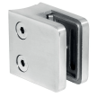 Uchwyt do szkła 45x45x26 mm do rury fi 42,4 satyna #1