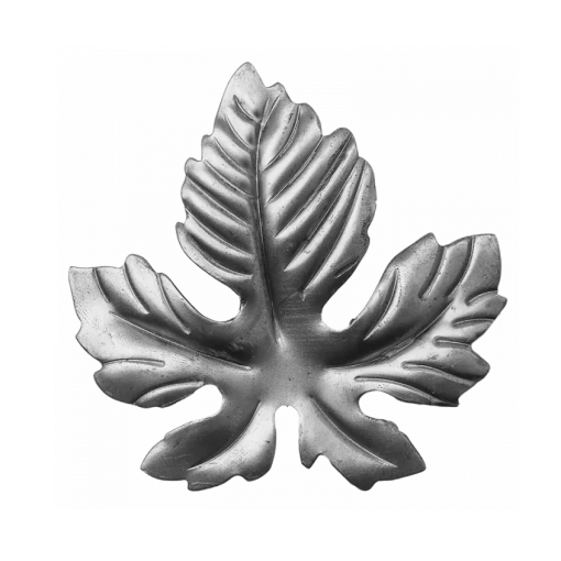 Liść stalowy winogrona ozdobny H105 x L100 x1,5 mm