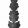 KA 4 B2B - Liść stalowy ozdobny H330 x L100 x 4 mm