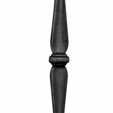 KA 4 B2B - Tralka stalowa balkonowa 14x14 mm / H950 x L40 mm