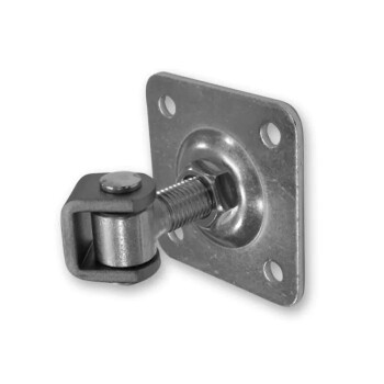 KA 4 B2B - Zawias regulowany z szyldem  M16 75x75x4 (30)