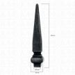 Grot stalowy 20x20 / H148 x L35 mm #3