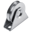 Rolka jezdna stalowa typu "V" fi 90x20 mm #2