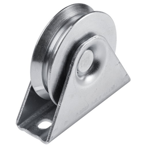 Rolka jezdna stalowa typu "V" fi 90x20 mm #2