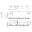 Kaseta elektrozaczepu na słupek H300 x L40 mm #5