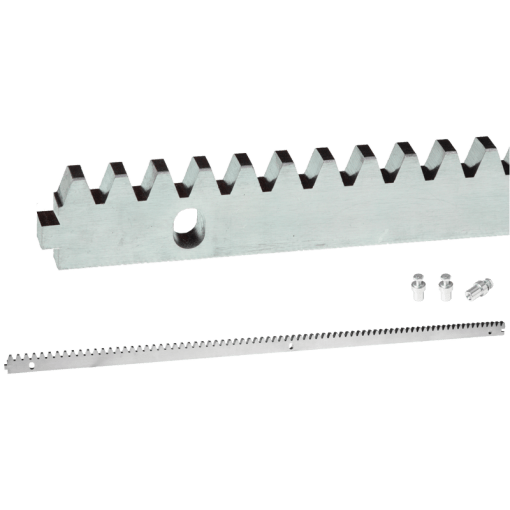 Listwa zębata stalowa z zamkiem M4 / L 1000 x 8 mm #2