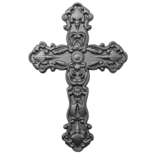 KA 4 B2B - Krzyż kuty żeliwny H250 x L165 mm