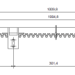 Listwa nylonowa [M4 x 1000 mm] max.500kg #3