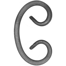 KA 4 B2B - Spirala typu C 12x6 mm / H80 x L50 mm