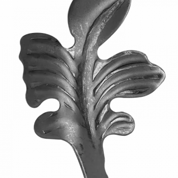 KA 4 B2B - Liść stalowy ozdobny H110 x L75 x 2 mm lewy