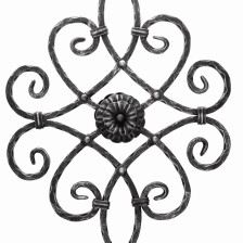 KA 4 B2B - Rozeta kuta 12x12 mm / H530 x L420 mm