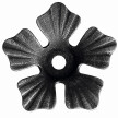 Kwiat stalowy ozdobny Fi 85 mm x 2 mm otwór Fi 10 #1