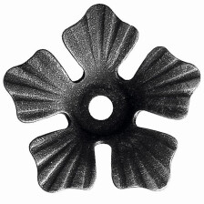 KA 4 B2B - Kwiat stalowy ozdobny Fi 85 mm x 2 mm otwór Fi 10