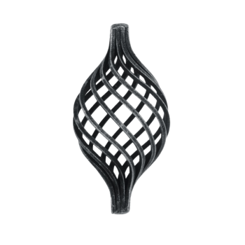 KA 4 B2B - Koszyk z 12 prętów 16x16 mm / H160 x L85 mm