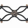 KA 4 B2B - Rozeta kuta 16x8 mm / H135 x L950 mm