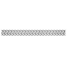 KA 4 B2B - Rozeta kuta H90 x L1195 x 4 mm