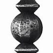 Tralka stalowa balkonowa 14x14 mm/ H950 x L35 mm #4