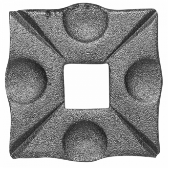 KA 4 B2B - Maskownica stalowa otwór 21x21 / H70 x L70 x 6 mm