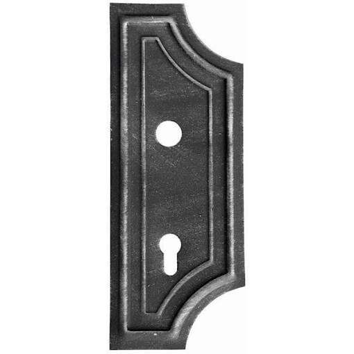Szyld stalowy ozdobny H272 x L110 x 2,5 mm prawy