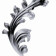 KA 4 B2B - Liść stalowy ozdobny H295 x L175 x 2 mm
