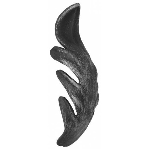 Liść stalowy ozdobny H125 x L38 x 2,5 mm