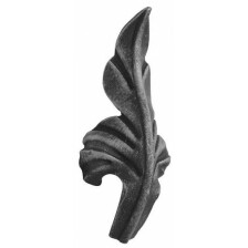 KA 4 B2B - Liść stalowy ozdobny H150 x L60 x 2,5 mm