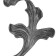 KA 4 B2B - Liść stalowy ozdobny H165 x L125 x 4 mm prawy