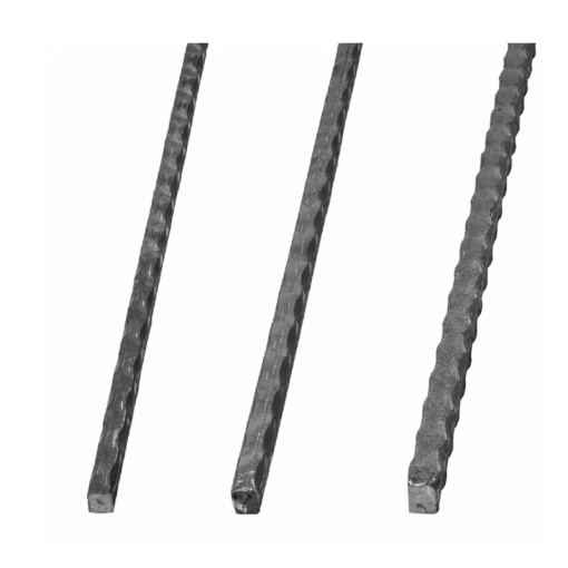 Pręt stalowy fakturowany 12 x 12 mm / L 3000 mm #2
