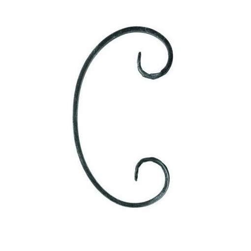 Spirala typu C 12x6 mm / H220 x L120 mm