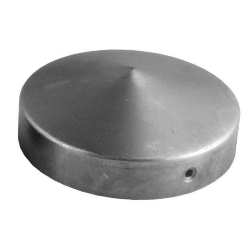 Daszek stalowy na słupek Fi 80 mm