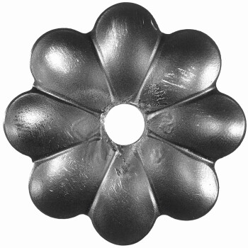 KA 4 B2B - Kwiat stalowy ozdobny Fi 88 mm x 2 mm otwór Fi 10