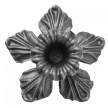 Kwiat stalowy ozdobny Fi 90 mm x H 45 x 4 mm #1