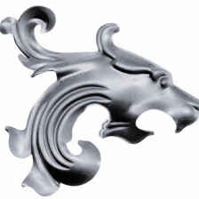 KA 4 B2B - Element ozdobny Głowa Lwa H240 x L140 x 2 mm prawa