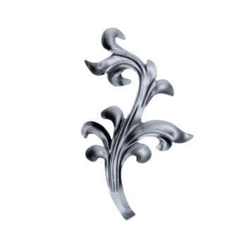 KA 4 B2B - Liść stalowy ozdobny H240 x L140 x 2 mm 