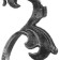 KA 4 B2B - Liść stalowy ozdobny H180 x L85 x 4 mm prawy