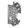 KA 4 B2B - Szyld stalowy ozdobny H290 x L160 x 2 mm prawy
