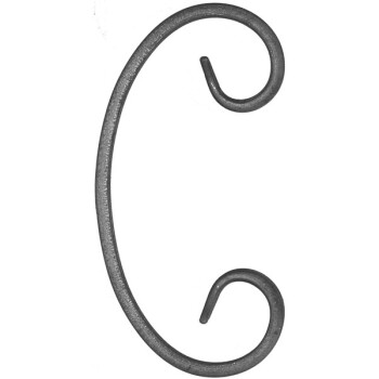 KA 4 B2B - Spirala typu C 12x6 mm / H160 x L80 mm 