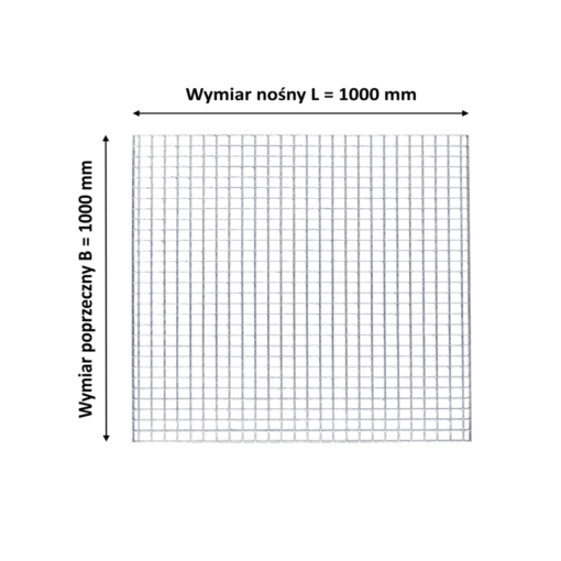 Krata pomostowa 1000x1000 pł 40x3/34x38 mm ocynk  #2