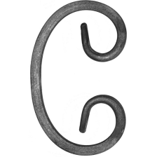 KA 4 B2B - Spirala typu C 12x6 mm / H95 x L60 mm