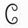 Spirala typ C 12x6 mm / H100 x L60 mm #3