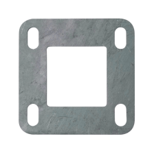 KA 4 B2B - Płytka montażowa stalowa 120x120 mm do prof. 60x60