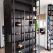 Regał stalowy LOFT z półkami z blachy #9