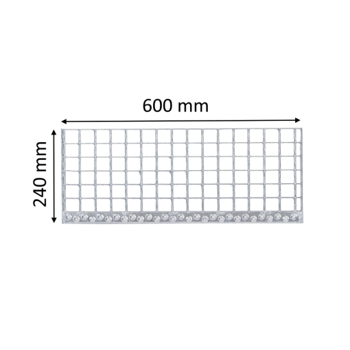 Krata stopień 600x240 pł 30x2/34x38 mm ocynk #2