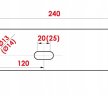 Krata stopień 600x240 pł 30x2/34x38 mm ocynk #4
