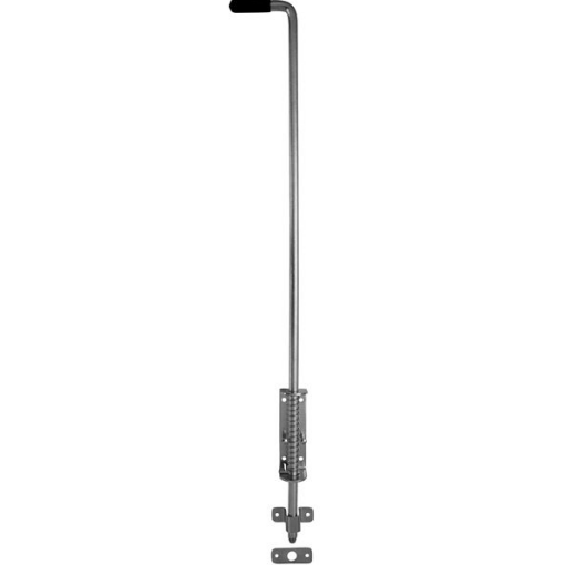 Rygiel stalowy ze sprężyną 800 x 14mm  ocynk  #2