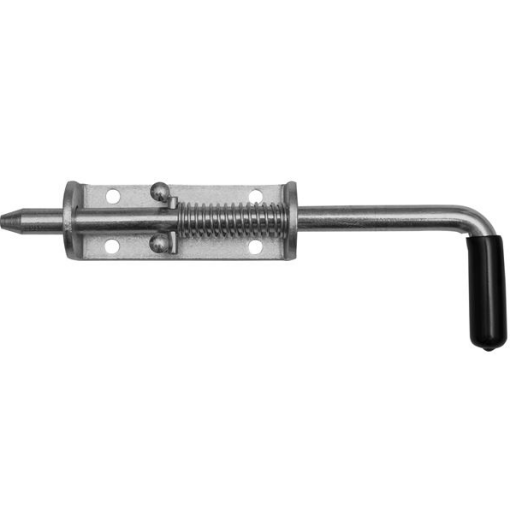 Rygiel stalowy ze sprężyną 220 x 12 mm ocynk #2