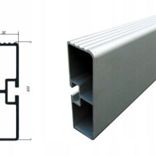 KA 4 B2B - AL. Kształtownik 00120Z anodowany L=6,7mb